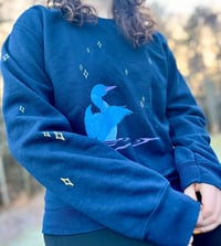 Image 2 of Starry Night Loon Sweatshirt