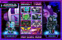 Image 2 of "SELECT YOUR HIGH SCORE HERO!" - Print