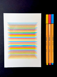 Image 3 of Perspective Study 01 ā 5x7" pen plot