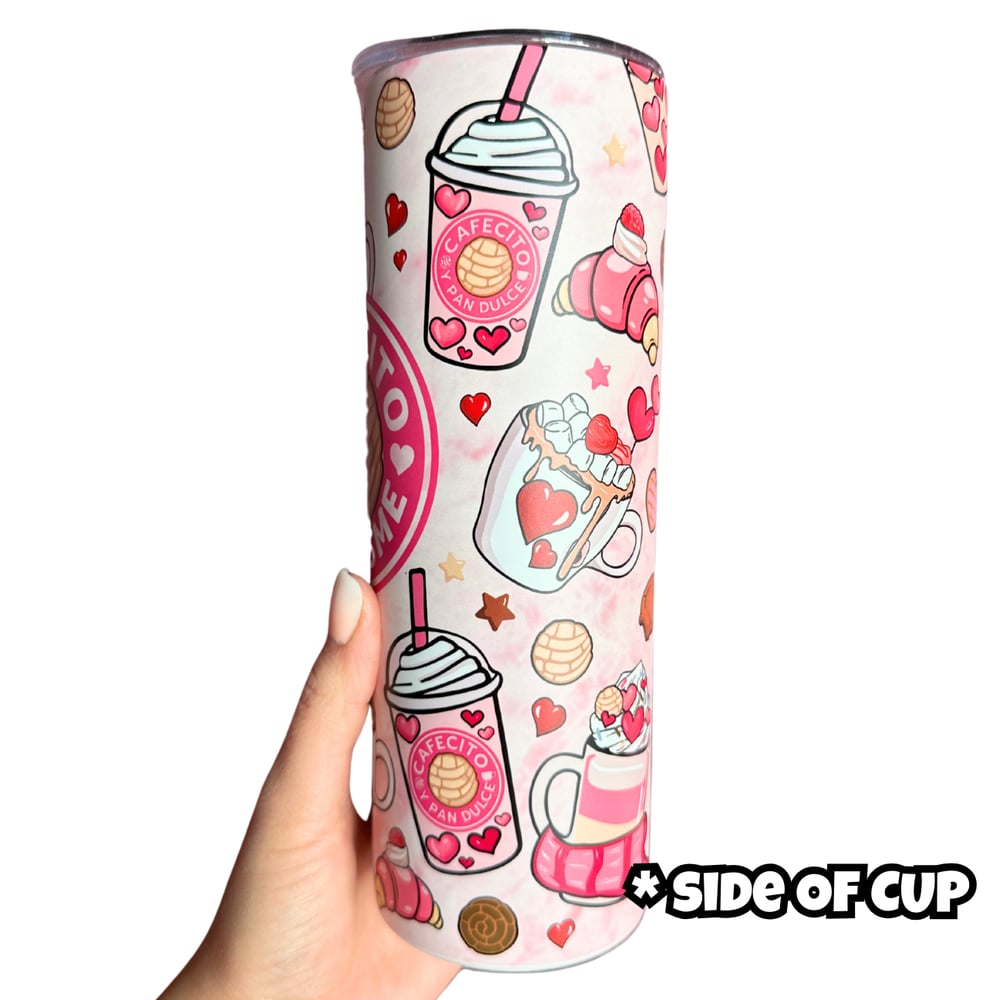 Image of Valentine Cafecito y Chisme 20oz Tumbler☕️💝