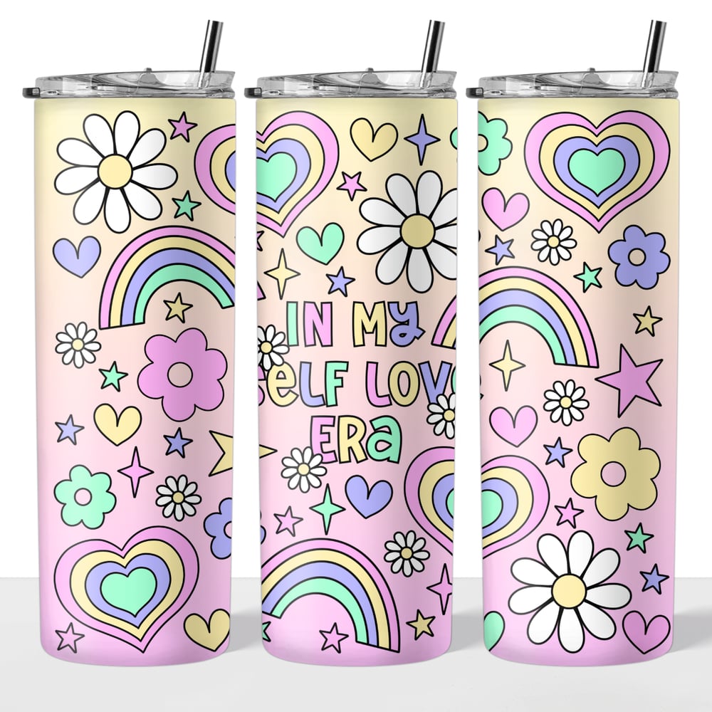 Image of In My Self Love Era 20oz Tumbler🥰💜