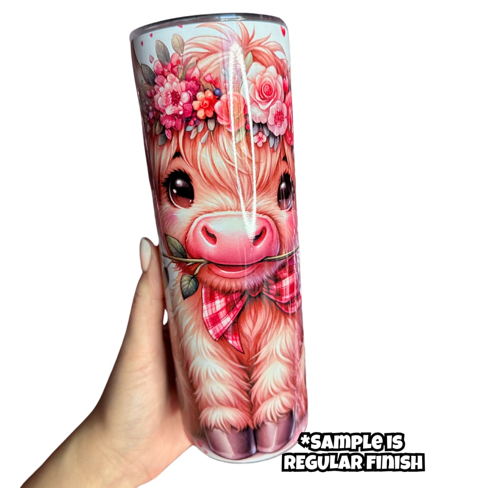 Image of Rose Cow 20oz Tumbler🌹🐮