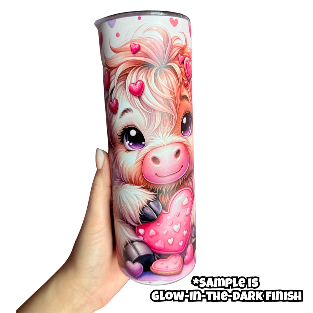 Image of Valentine Cow 20oz Tumbler🐮💝