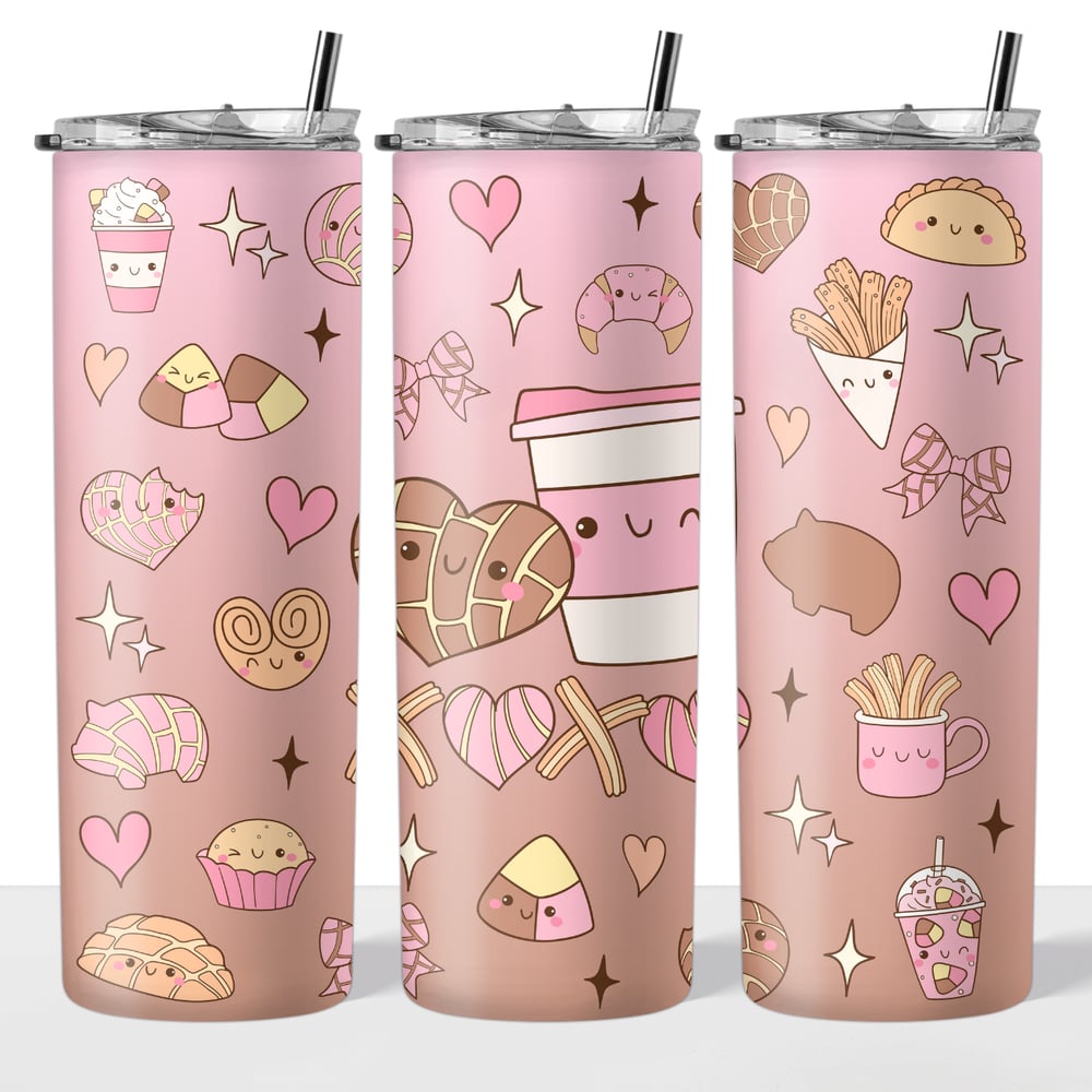 Image of Pan Dulce Valentine 20oz Tumbler🍞💝