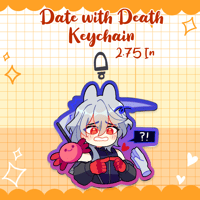 Image 2 of Date with Death Keychain