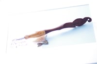 Image 4 of Wooden Feather Pen : Golden 
