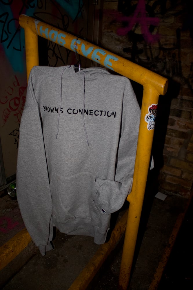 Image of Embroidered Champion BC staple logo hoodie 