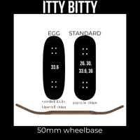 Image of Itty Bitty Mold - Choose Your Bottom Ply & Shape