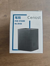 Cenost Pen Holder for Desk, Metal Pencil Holder with Non-Slip EVA Pad