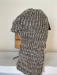 Image 1 of Beanie with flaps - Grey stone £55.00