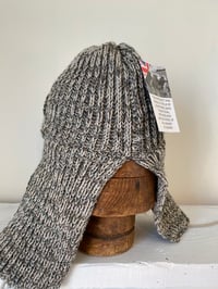 Image 5 of Beanie with flaps - Grey stone £55.00