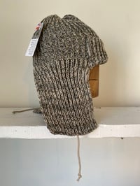 Image 7 of Beanie with flaps - Grey stone £55.00