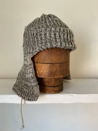 Image 9 of Beanie with flaps - Grey stone £55.00