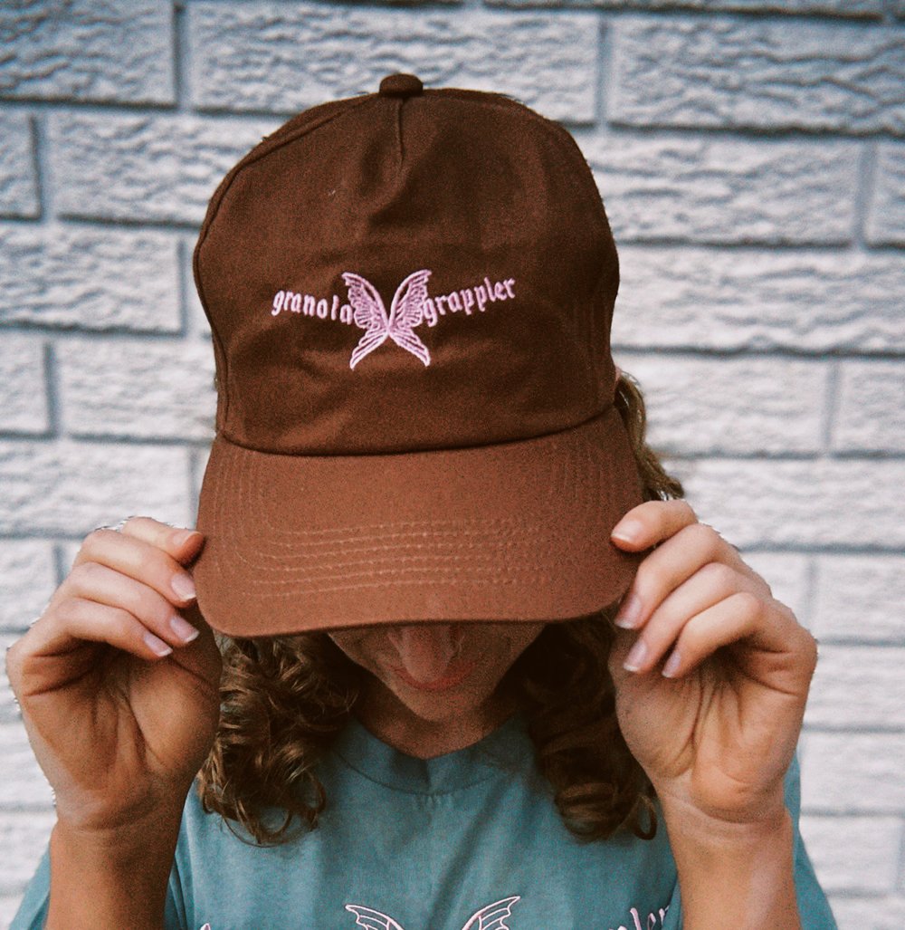 Image of granola grappler embroidered hat