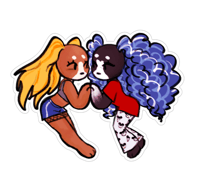 Image 1 of pinky + pepper 4eva sticker