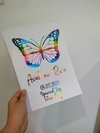 Image 2 of New Baby Birth Print.