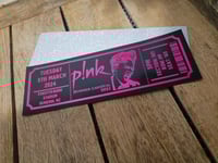 Image 2 of Custom Ticket With Glitter Backing 