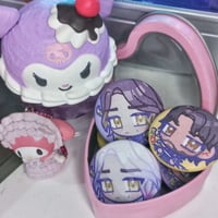 Image 1 of arcane mini glitter pins