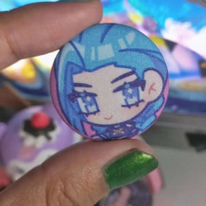 Image of arcane mini glitter pins