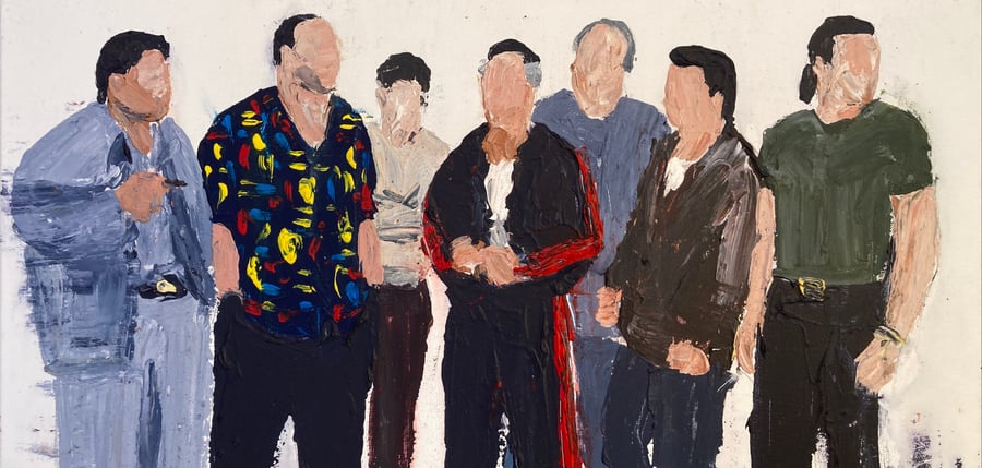 Image of Glorified crew original on canvas