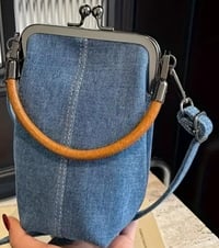 Image 2 of Denim Crossbody Bag