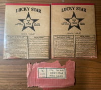 Two Vintage Lucky Star Tablets