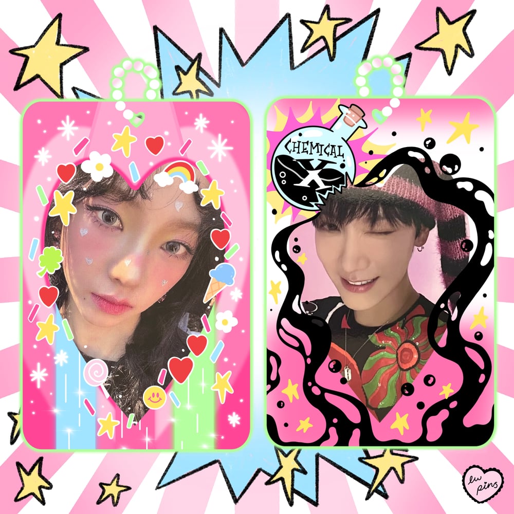 Sugar, Spice And Everything Nice & Chemical X Double Sided Acrylic Photocard Holder