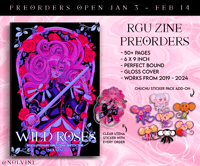 Image 1 of Wild Roses: Revolutionary Girl Utena Sketch Zine (PREORDERS)