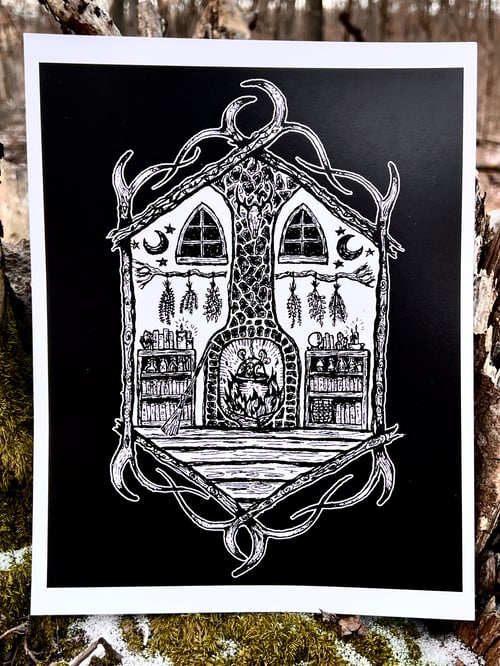 Image of HEARTHWITCH PRINT 8.5 X 11