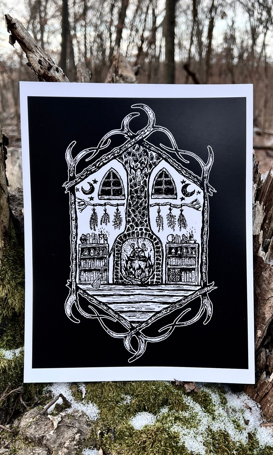 Image of HEARTHWITCH PRINT 8.5 X 11