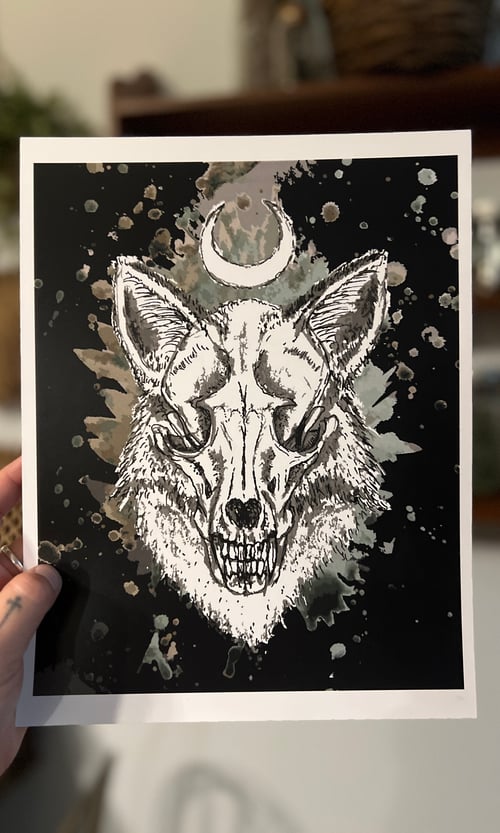 Image of RED FOX PRINT 8.5 X 11