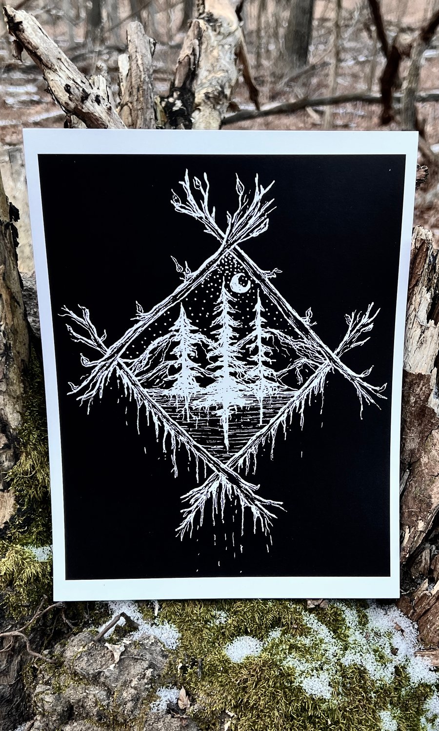 Image of ETERNAL LANDS PRINT 8.5 X 11