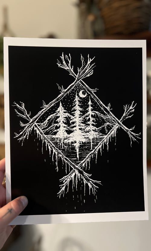 Image of ETERNAL LANDS PRINT 8.5 X 11