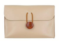 Image 1 of PU Leather Cosmetic Bag Creme