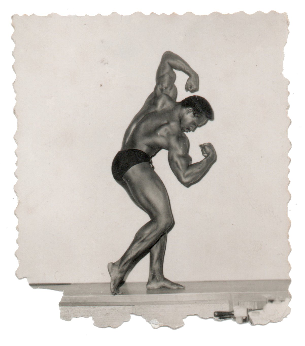 Image of Anonyme: African bodybuilder, ca. 1950s