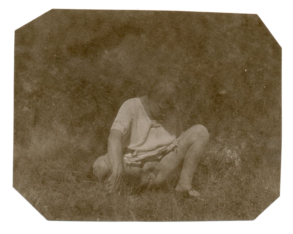 Image of Anonyme: home made erotic snapshot, France ca. 1940s