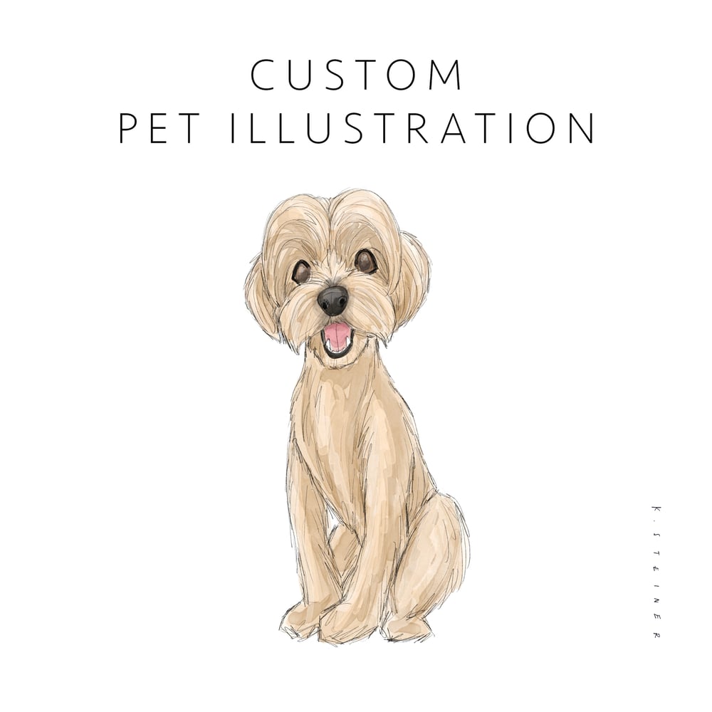 Image of Custom Pet Illustration