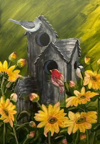 BIRD CONDO PAINTING