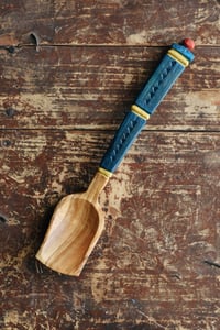 Image 1 of Large chip carved eating spoon 