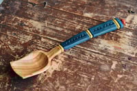 Image 2 of Large chip carved eating spoon 