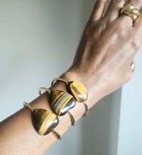 Image 5 of Gemstone Bangles| Electroplated Gold