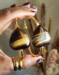 Image 12 of Gemstone Bangles| Electroplated Gold