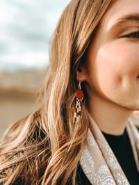 Image 4 of Coffee & Oat Earrings