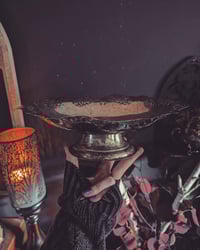 Image 3 of Lacy oval offering dish 