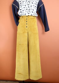 Image 1 of Pantalon CHARLIE velours OR