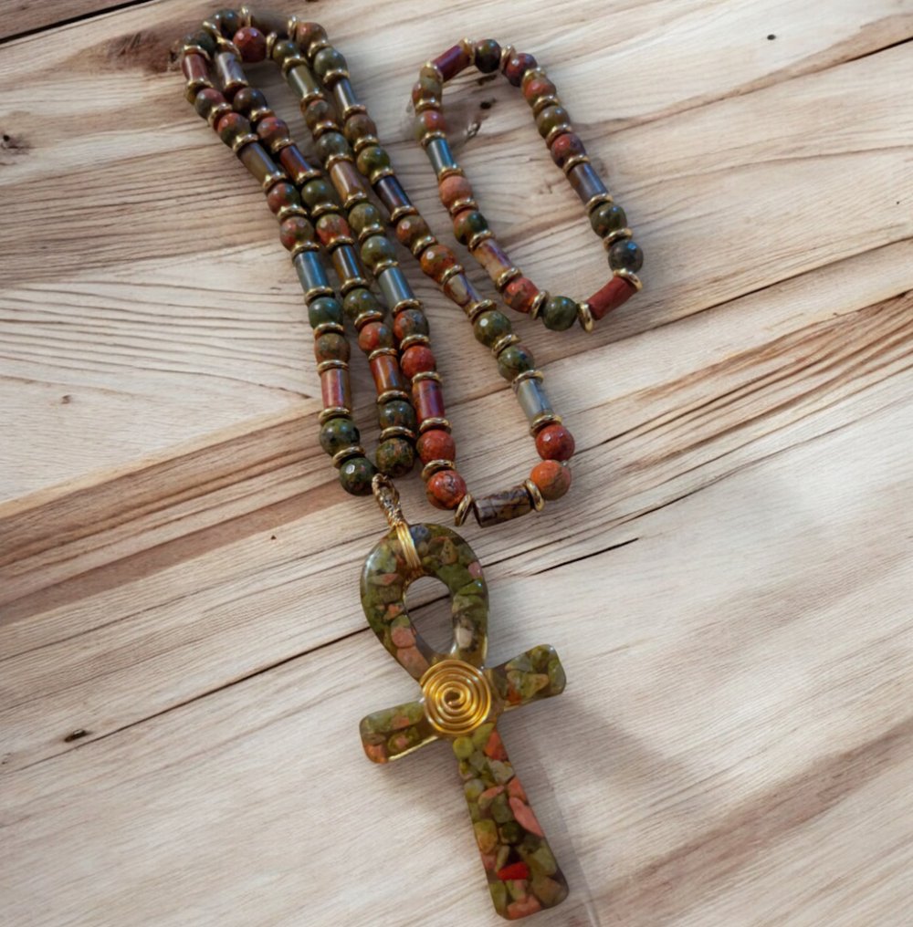 Image of Unikite Necklace & Bracelet Set