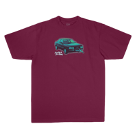 Image 1 of Car Lighter Tee (BURGUNDY) 