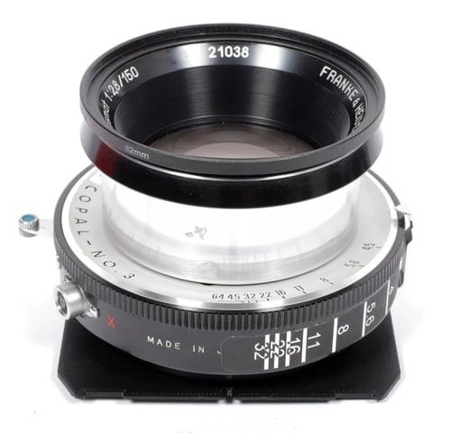 Image of Rollei Heidosmat 150mm F2.8 MC lens in Copal #3 shutter (Xenotar altetnative) #4991