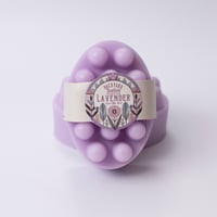 Image 1 of Lavender Goat's Milk Massager Soap