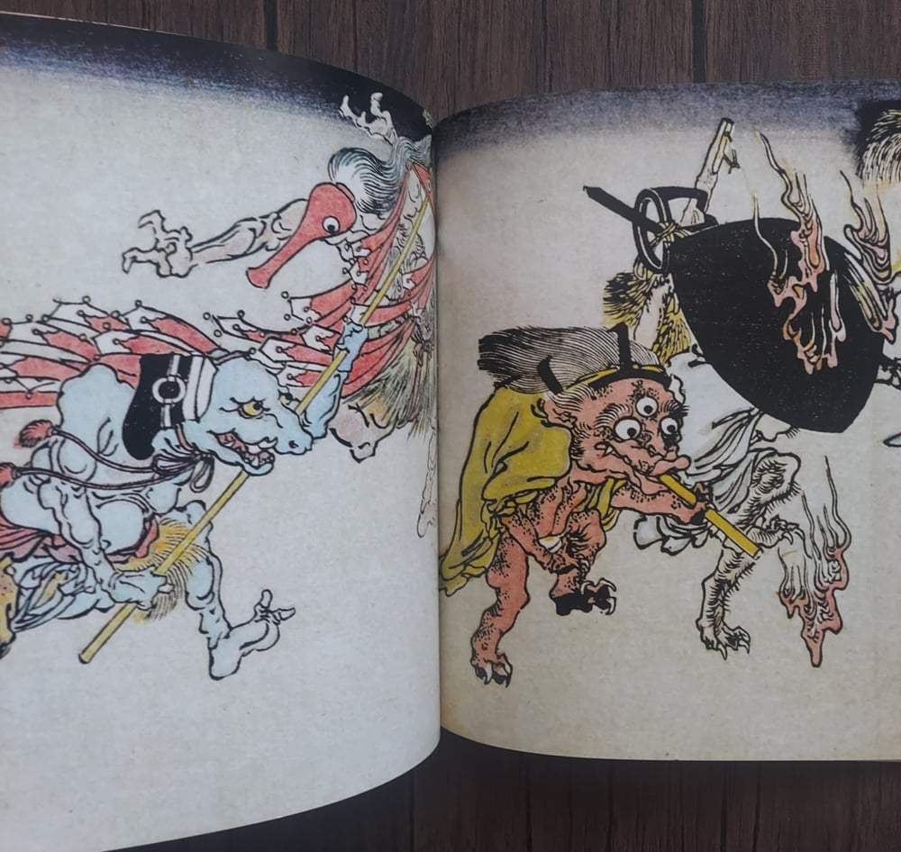 Night Parade of Hell Creatures: Bizarre Demonic Art by Kyosai